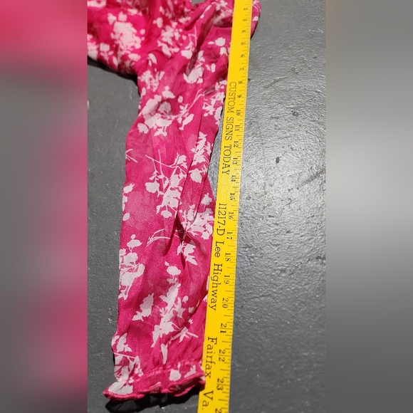 ♥️ NWT YILIBASHA BODY SUIT LONG PUFFY SLEEVE FLORAL BLOUSE - SIZE LARGE ♥️ - Picture 14 of 14